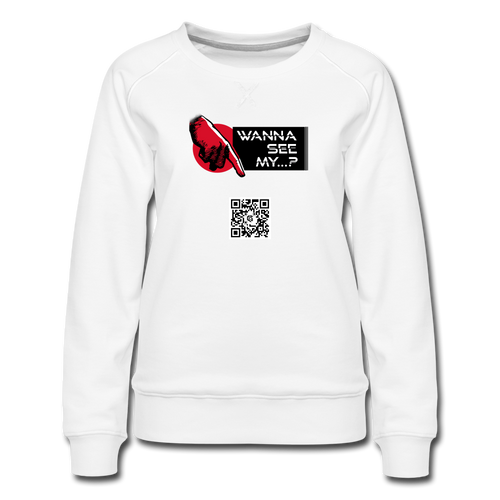 Wanna See My? Swetch Frauen - Weiß