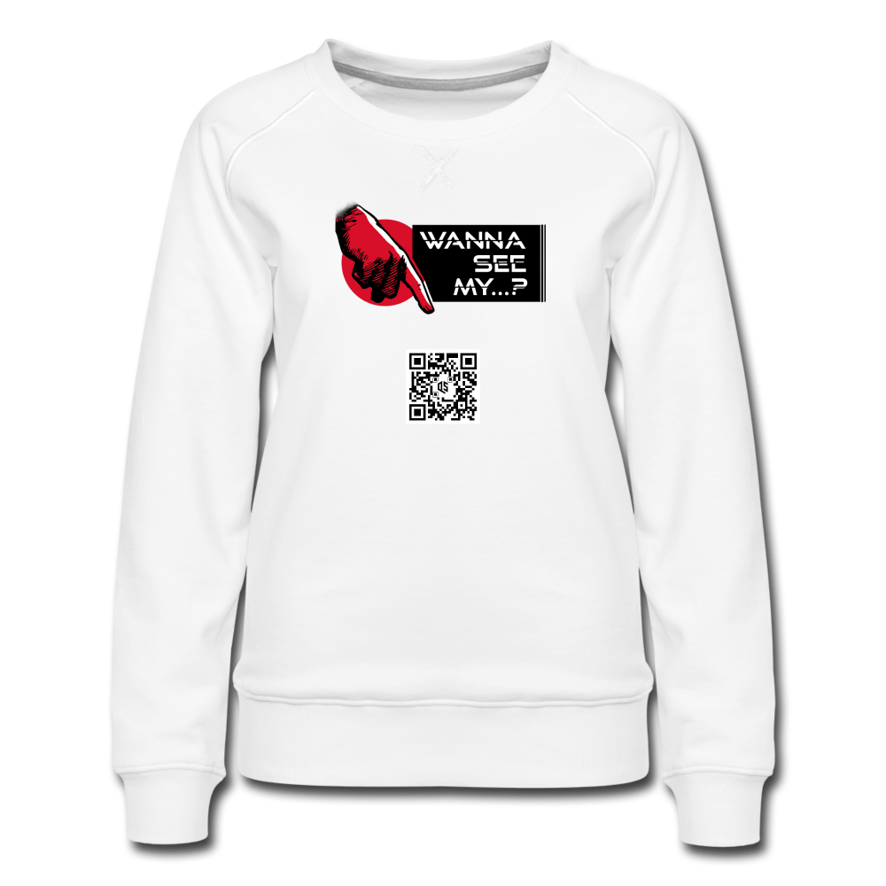 Wanna See My? Swetch Frauen - Weiß